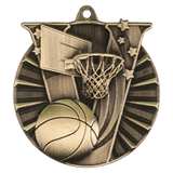 2" Basketball Victory Medal
