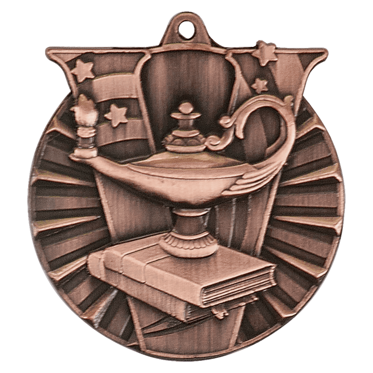 2" Lamp of Knowledge Victory Medal