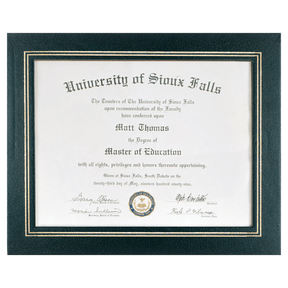 13 1/4" x 10 3/4" Black Certificate Holder