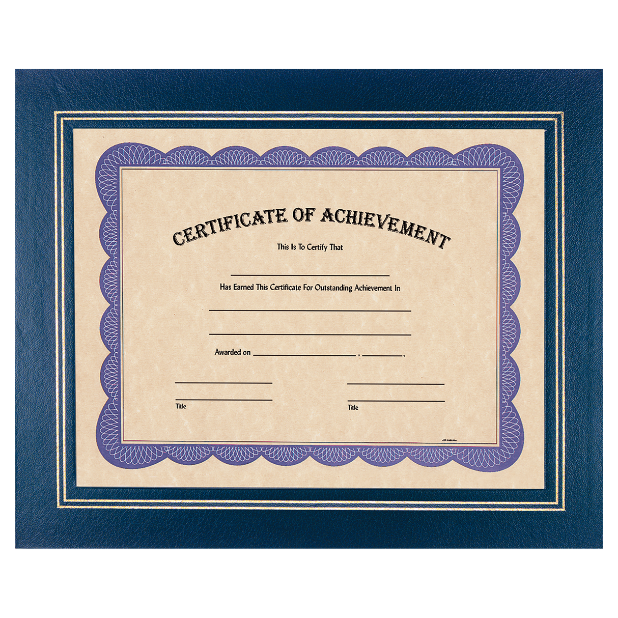 13 1/4" x 10 3/4" Blue Certificate Holder