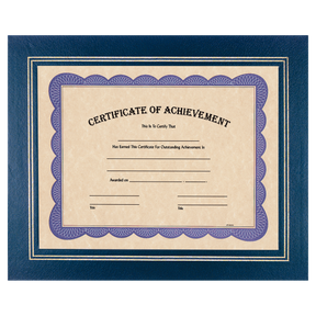 13 1/4" x 10 3/4" Blue Certificate Holder