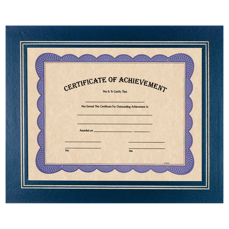 13 1/4" x 10 3/4" Blue Certificate Holder
