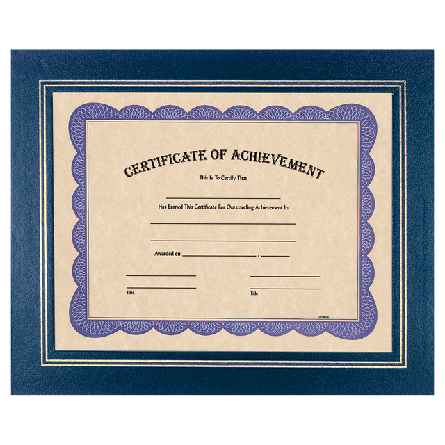 13 1/4" x 10 3/4" Blue Certificate Holder