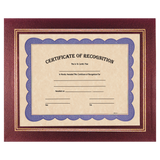13 1/4" x 10 3/4" Burgundy Certificate Holder