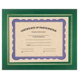 13 1/4" x 10 3/4" Green Certificate Holder