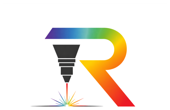 Rainbow Engraving laser logo